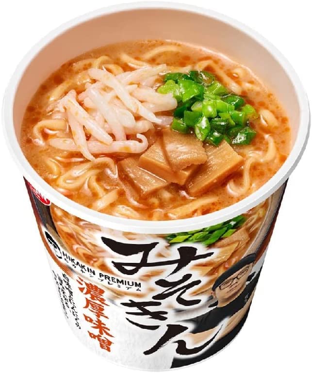 Amazon.co.jp: HIKAKIN PREMIUM カップ麺 みそきん濃厚味噌ラーメン 4